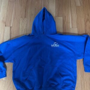 Gildan Paul Mann boats Blue Hoodie